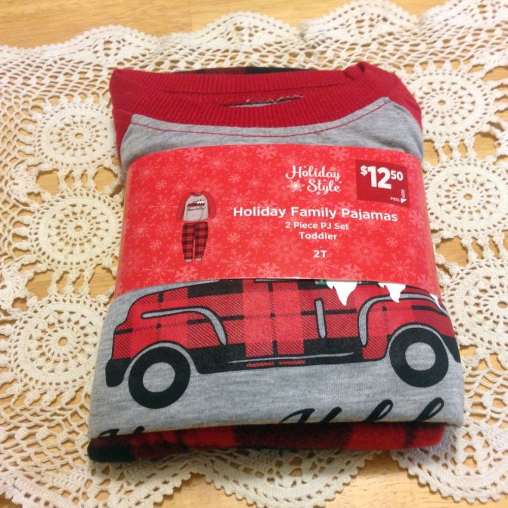 Farmhouse Plaid PJ's size Toddler 2T NWT